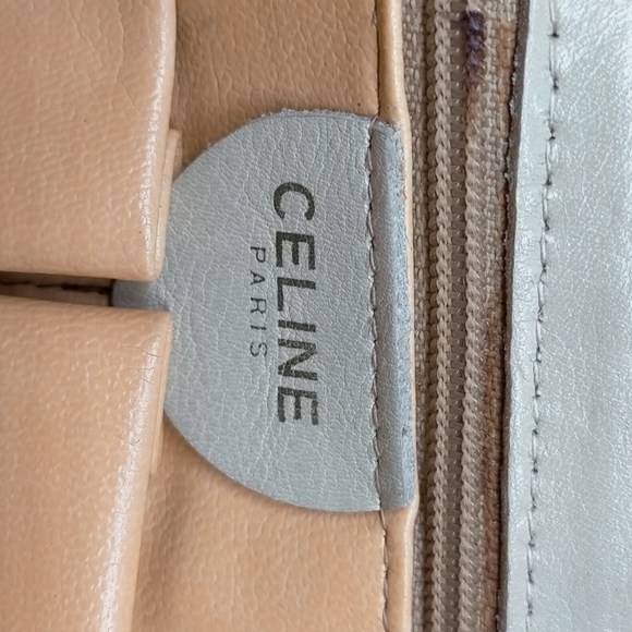 Celine Beige shoulder leather bag - Picture 8 of 12